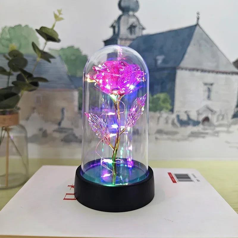 DecorBites™ LED Eternal Rose Light for Valentine's Day and Weddings