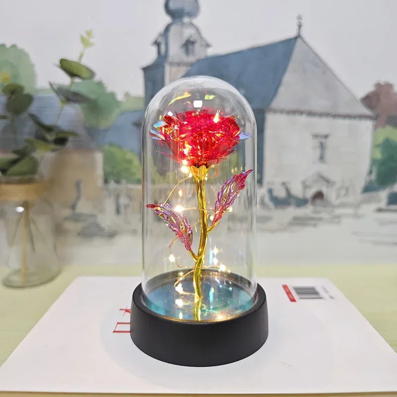 DecorBites™ LED Eternal Rose Light for Valentine's Day and Weddings
