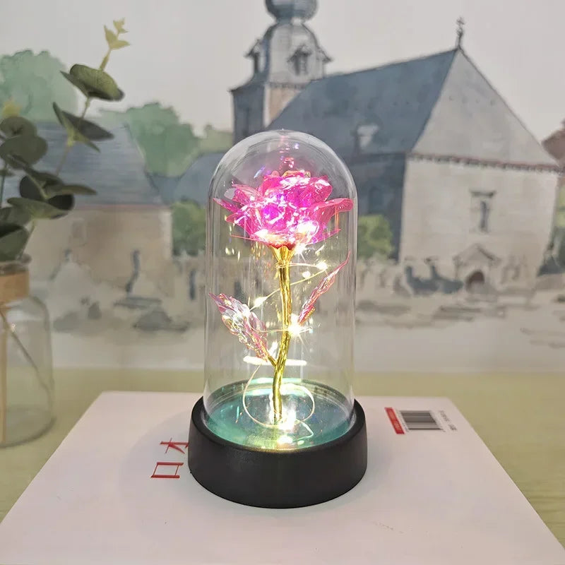DecorBites™ LED Eternal Rose Light for Valentine's Day and Weddings