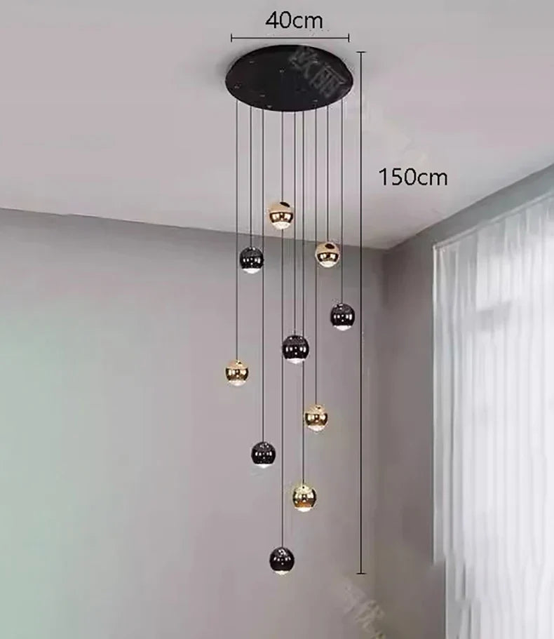 DecorBites™ LED Ring Pendant Light for Modern Home Decor