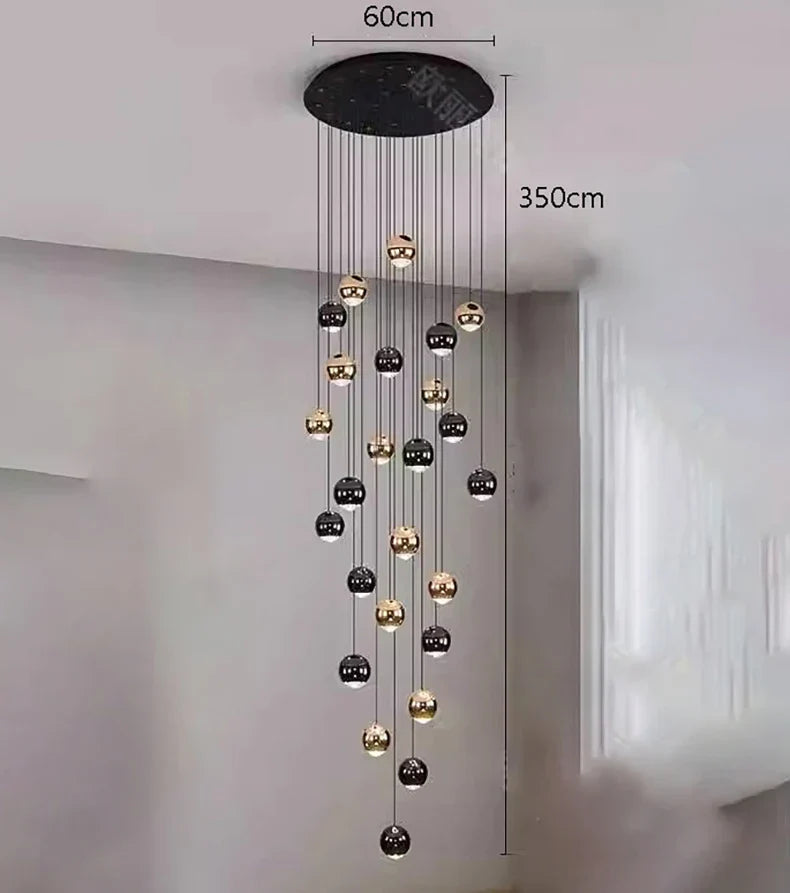 DecorBites™ LED Ring Pendant Light for Modern Home Decor