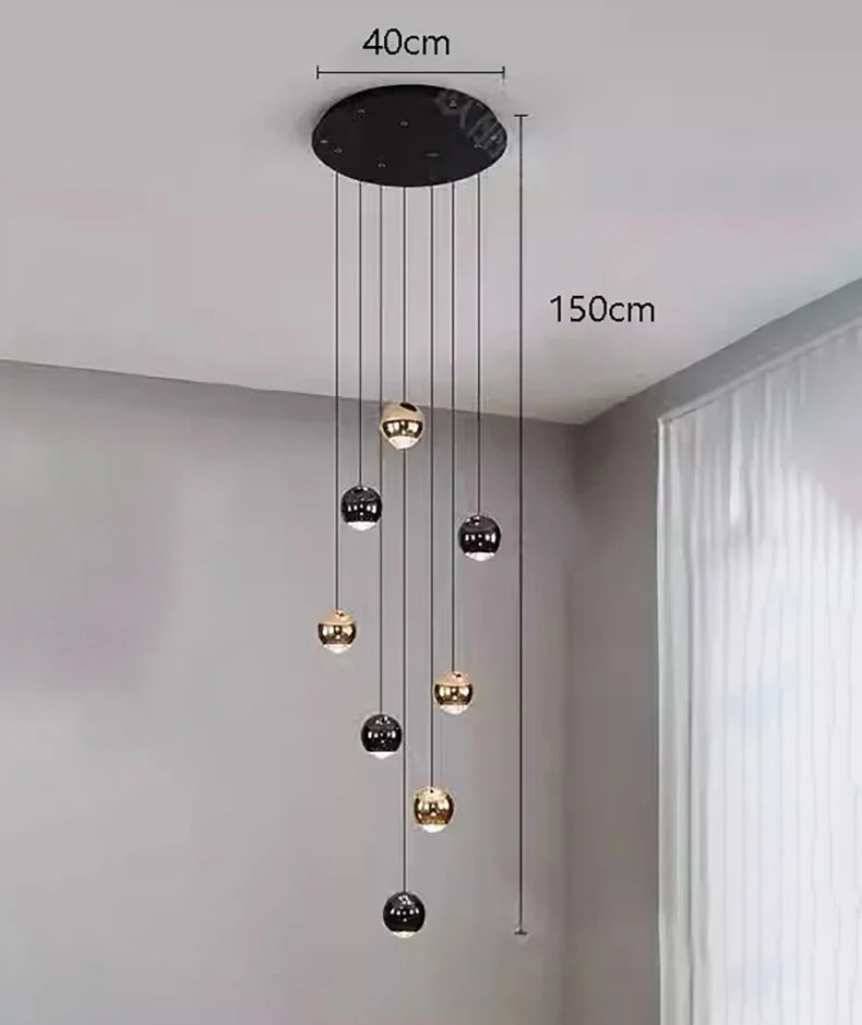 DecorBites™ LED Ring Pendant Light for Modern Home Decor