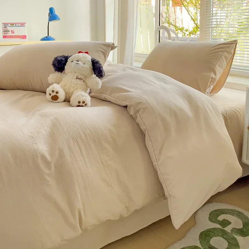 DecorBites™ Luxurious 4-Piece Cotton Bedding Set