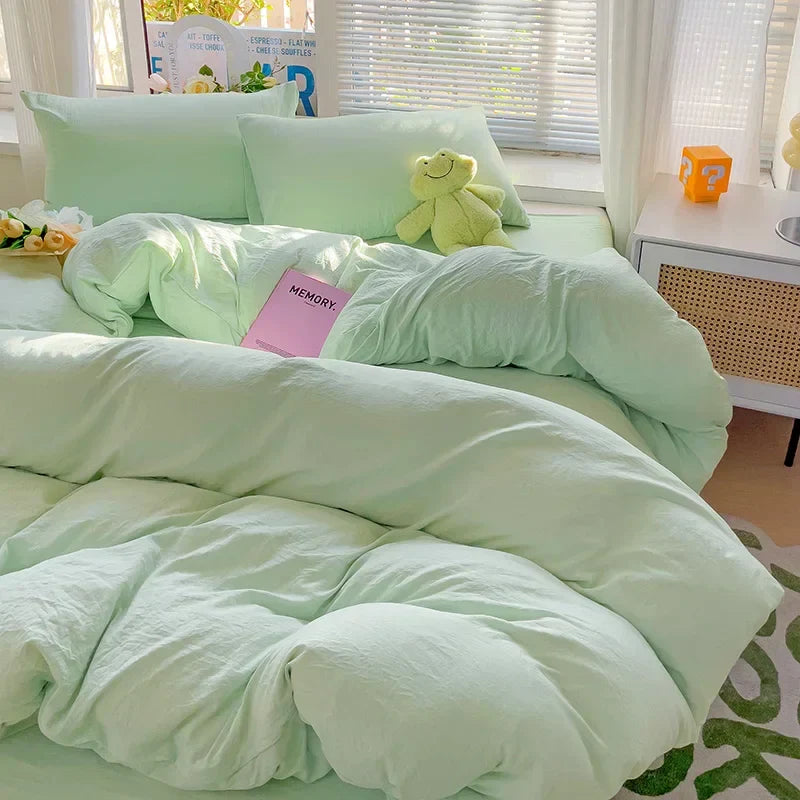 DecorBites™ Luxurious 4-Piece Cotton Bedding Set