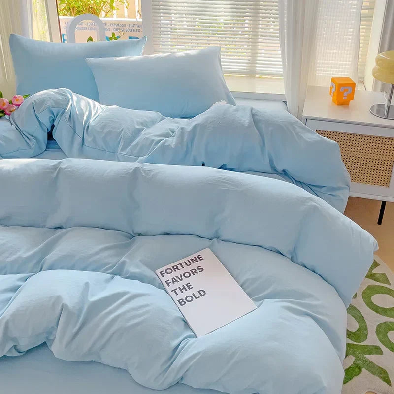 DecorBites™ Luxurious 4-Piece Cotton Bedding Set