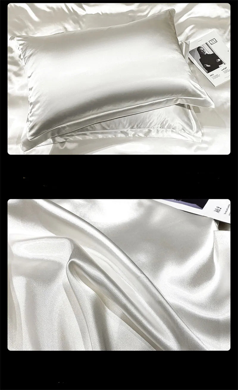 DecorBites™ Luxurious Mulberry Silk Bedding Set with Sheets