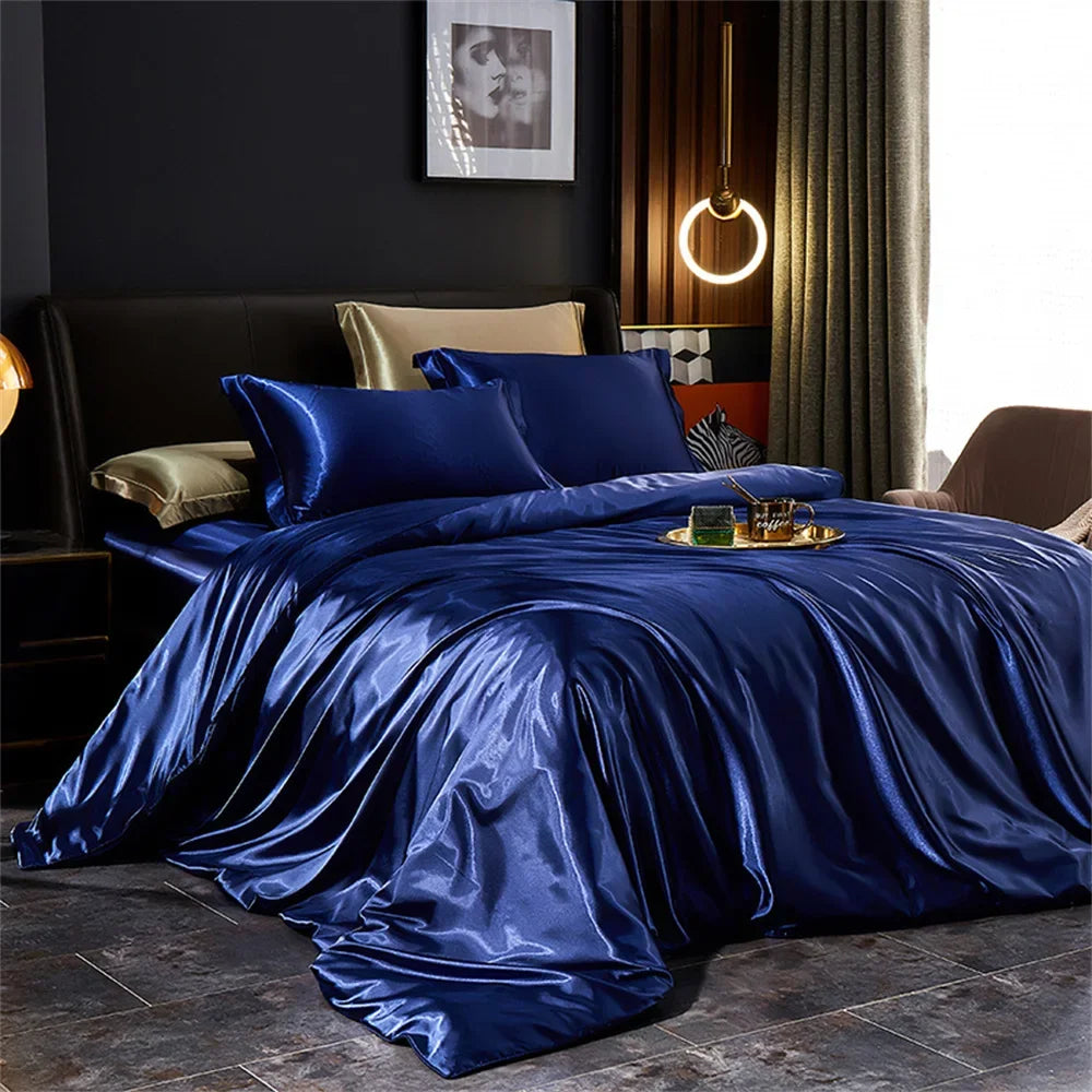 DecorBites™ Luxurious Silk Bedding Set - Multiple Sizes