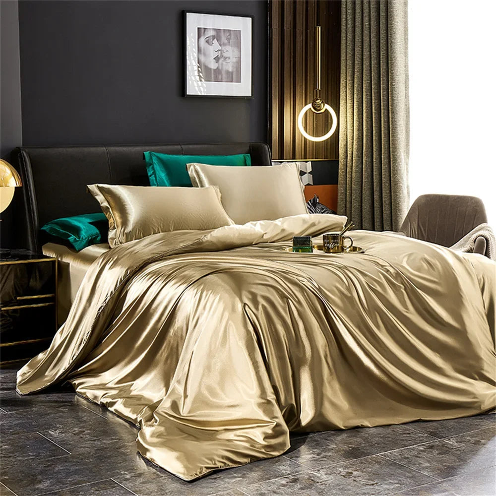 DecorBites™ Luxurious Silk Bedding Set - Multiple Sizes