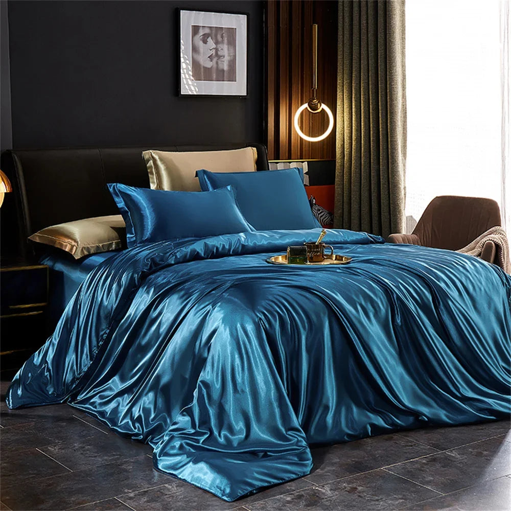 DecorBites™ Luxurious Silk Bedding Set - Multiple Sizes