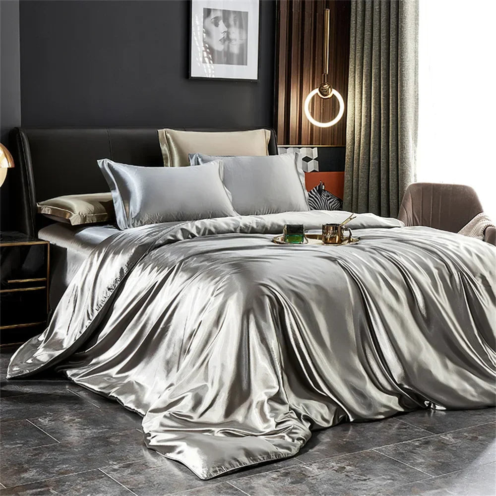 DecorBites™ Luxurious Silk Bedding Set - Various Sizes