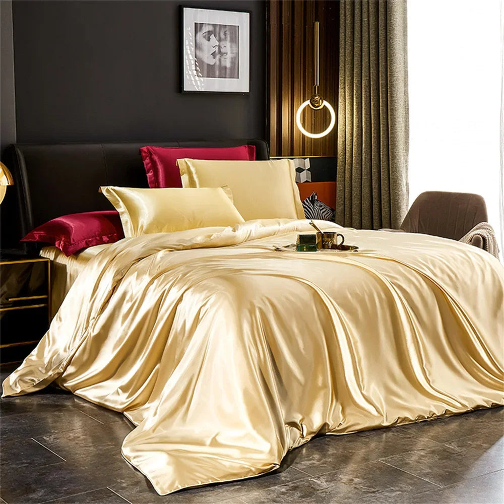 DecorBites™ Luxurious Silk Bedding Set - Various Sizes