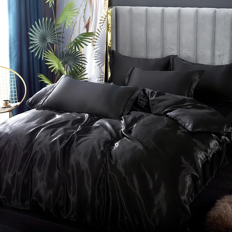DecorBites™ Luxurious Silk Bedding Set - Various Sizes