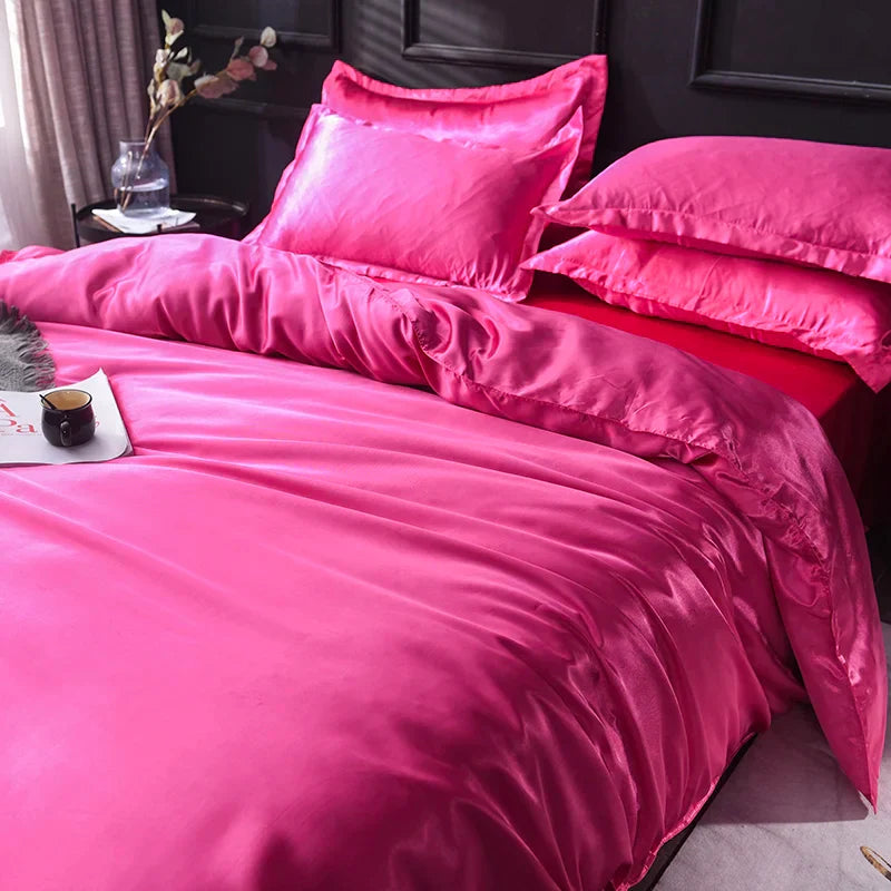 DecorBites™ Luxurious Silk Bedding Set - Various Sizes