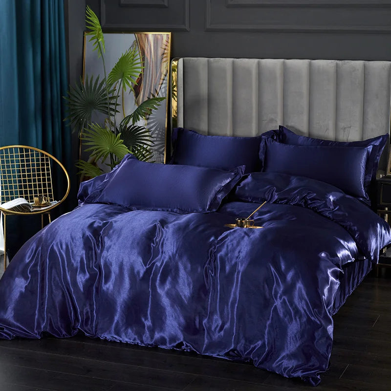 DecorBites™ Luxurious Silk Bedding Set - Various Sizes