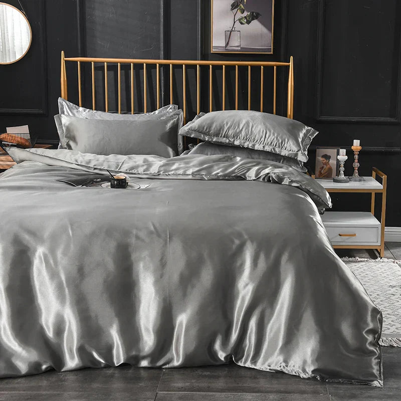 DecorBites™ Luxurious Silk Bedding Set - Various Sizes