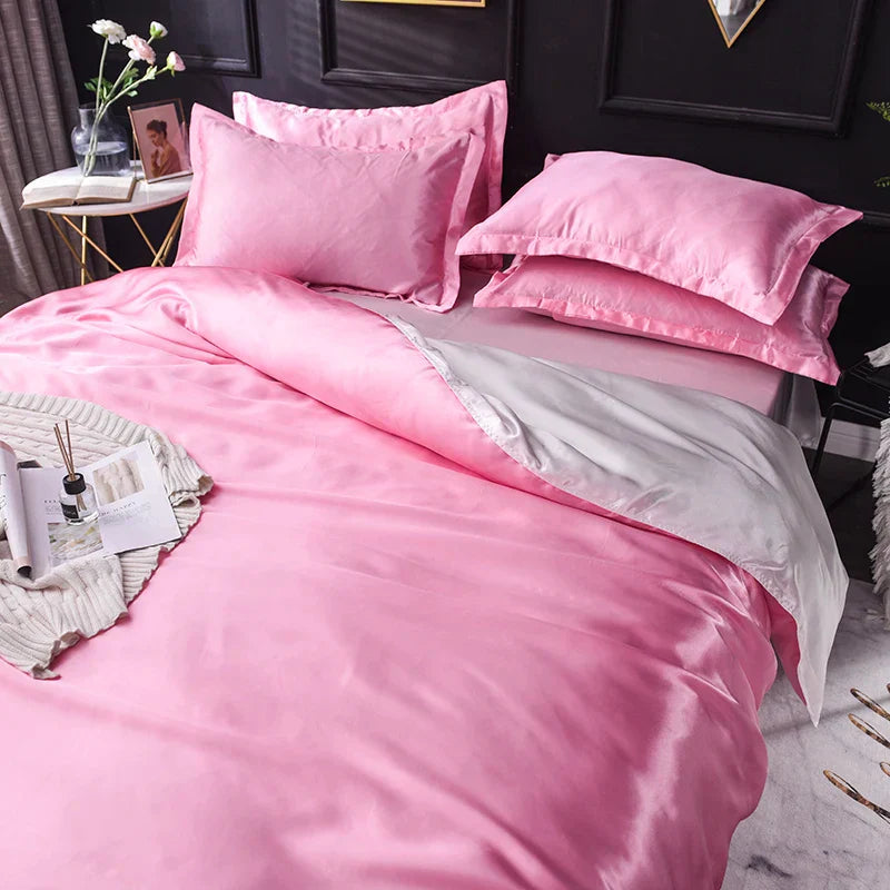 DecorBites™ Luxurious Silk Bedding Set - Various Sizes
