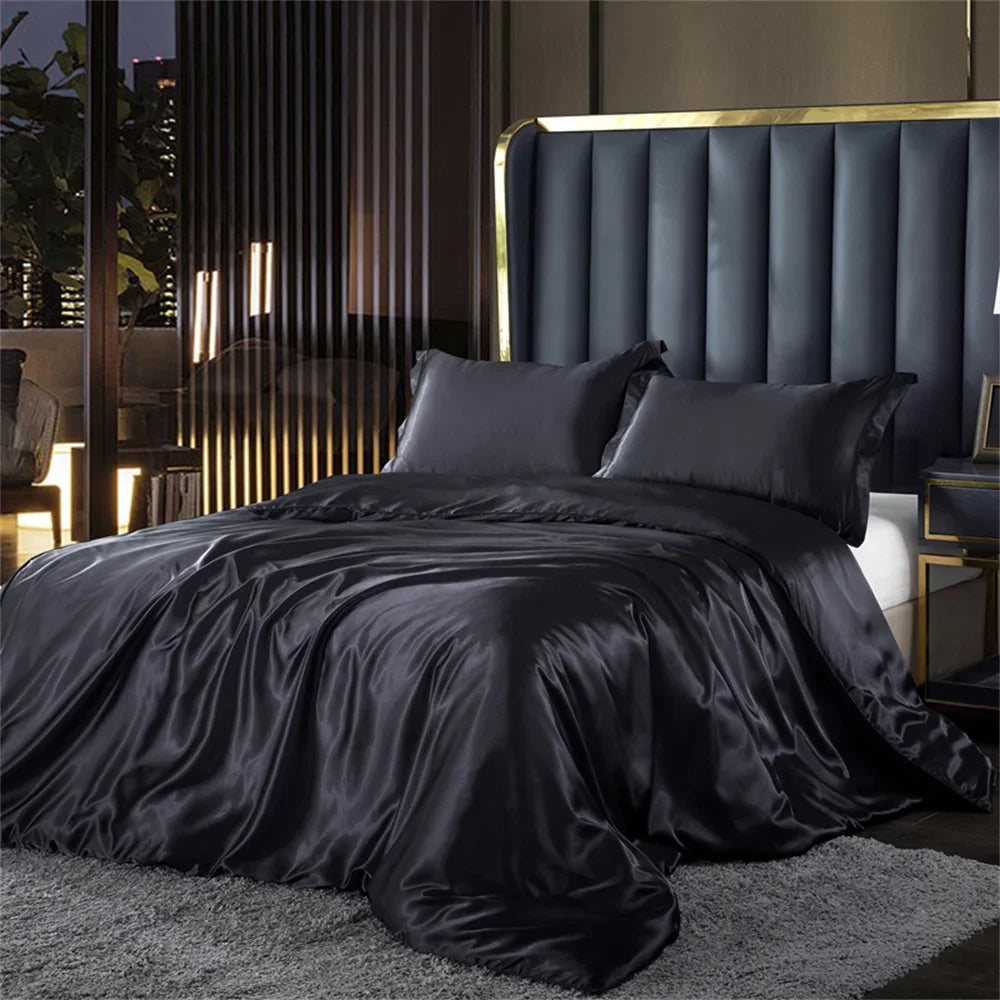 DecorBites™ Luxurious Silk Bedding Set - Various Sizes