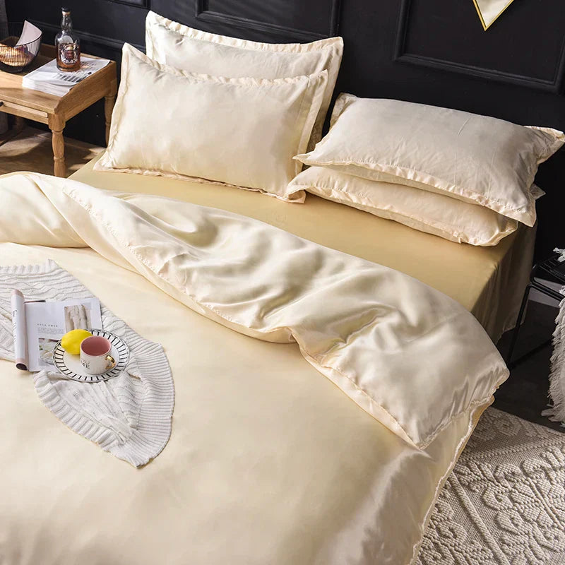 DecorBites™ Luxurious Silk Bedding Set - Various Sizes