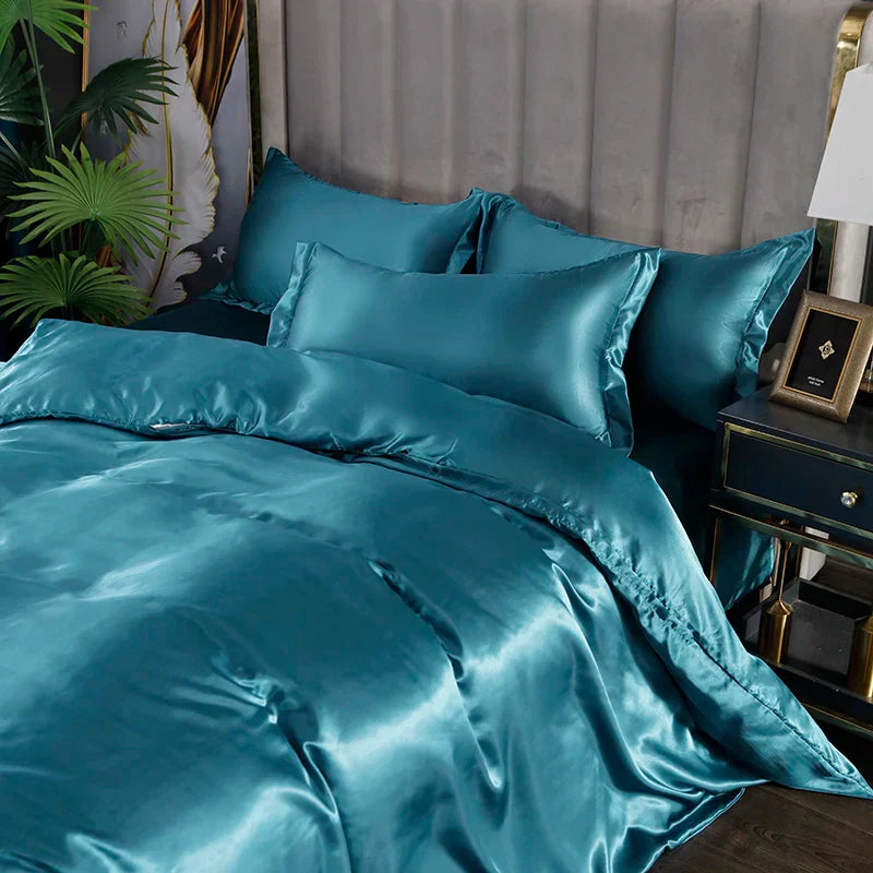 DecorBites™ Luxurious Silk Bedding Set - Various Sizes
