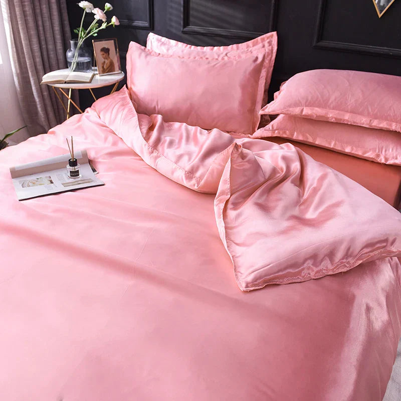 DecorBites™ Luxurious Silk Bedding Set - Various Sizes