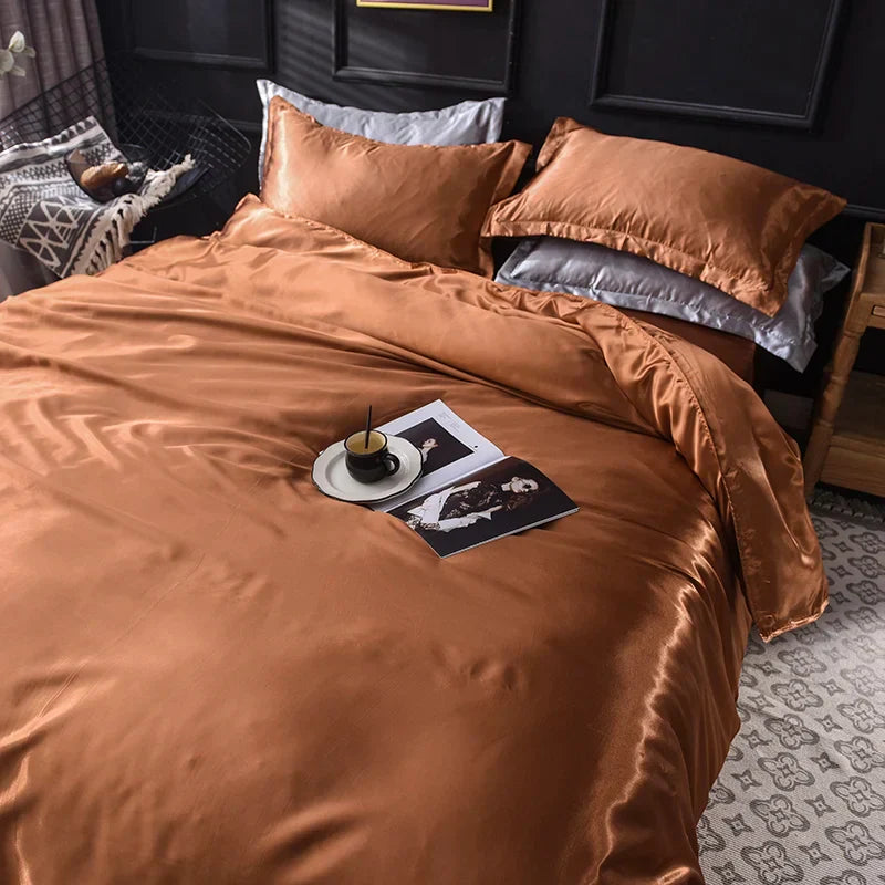 DecorBites™ Luxurious Silk Bedding Set - Various Sizes