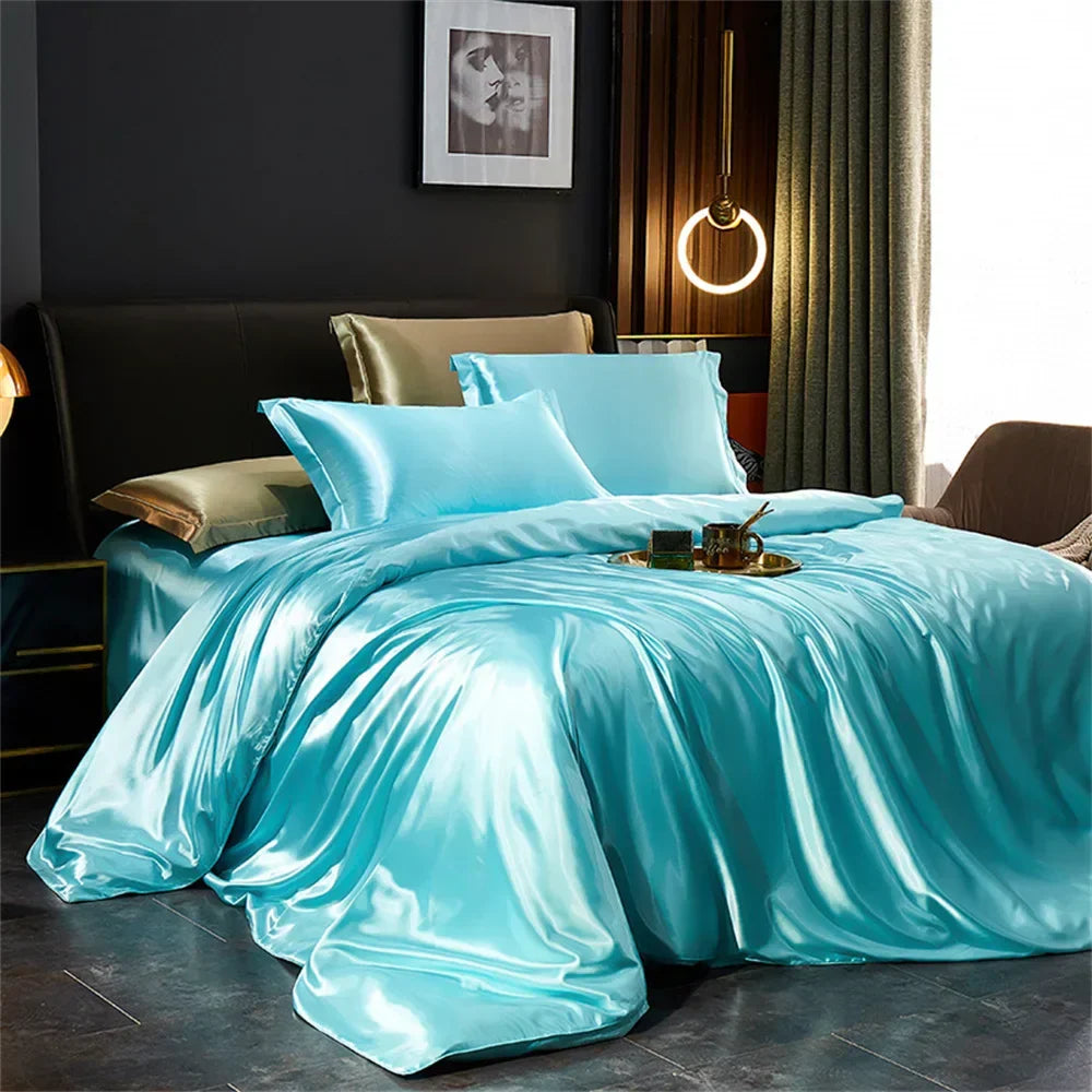 DecorBites™ Luxurious Silk Bedding Set - Various Sizes