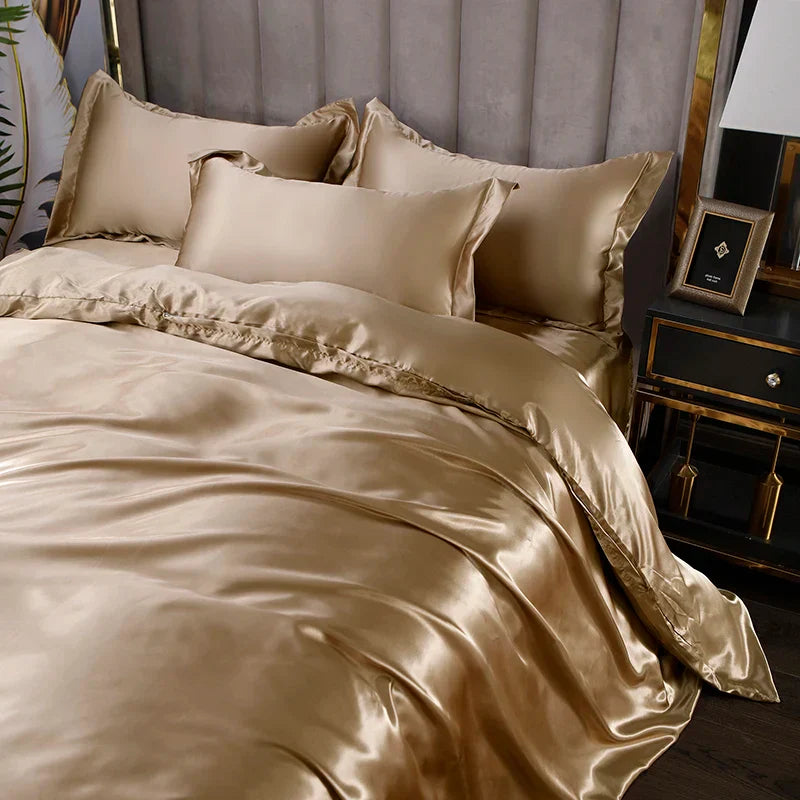 DecorBites™ Luxurious Silk Bedding Set - Various Sizes