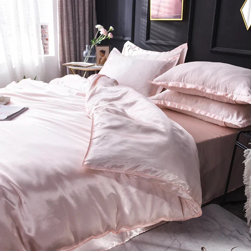 DecorBites™ Luxurious Silk Bedding Set - Various Sizes