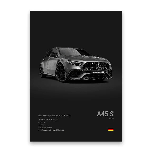 DecorBites™ Luxury Car Canvas Print Wall Art