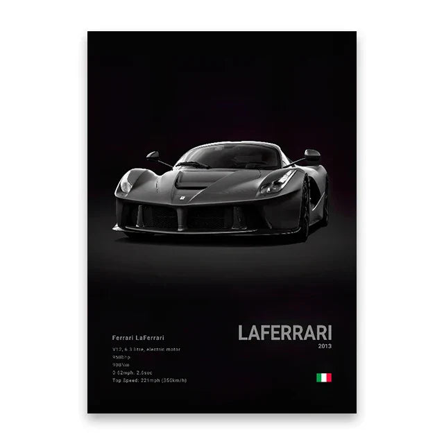 DecorBites™ Luxury Cars Canvas Wall Art Print - Modern Home Decor