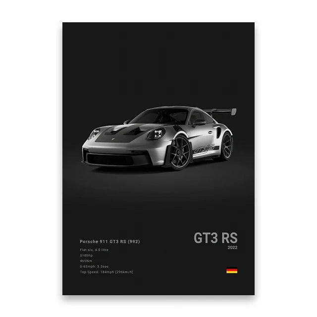 DecorBites™ Luxury Cars Canvas Wall Art Print - Modern Home Decor