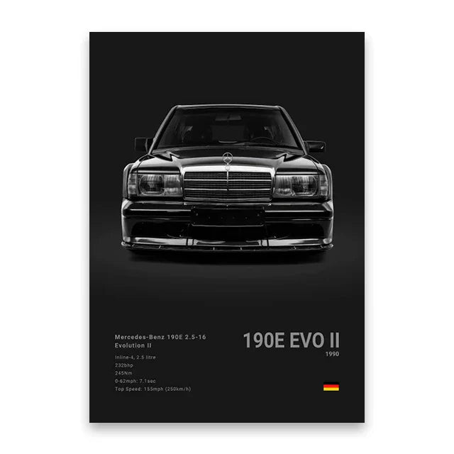 DecorBites™ Luxury Cars Canvas Wall Art Print - Modern Home Decor