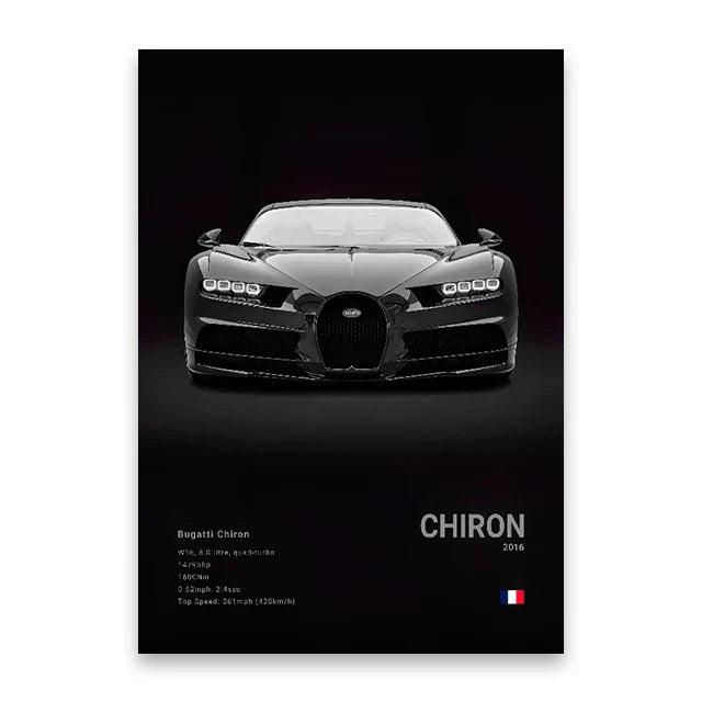 DecorBites™ Luxury Cars Canvas Wall Art Print - Modern Home Decor
