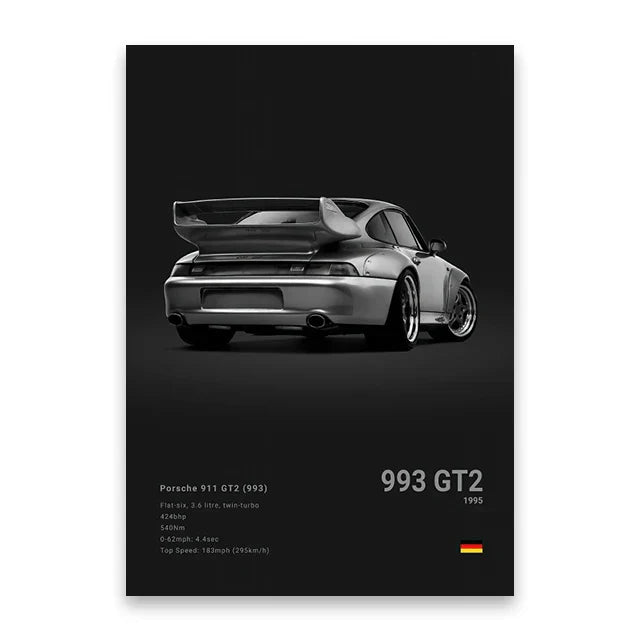 DecorBites™ Luxury Cars Canvas Wall Art Print - Modern Home Decor