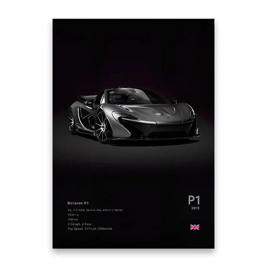 DecorBites™ Luxury Cars Canvas Wall Art Print - Modern Home Decor