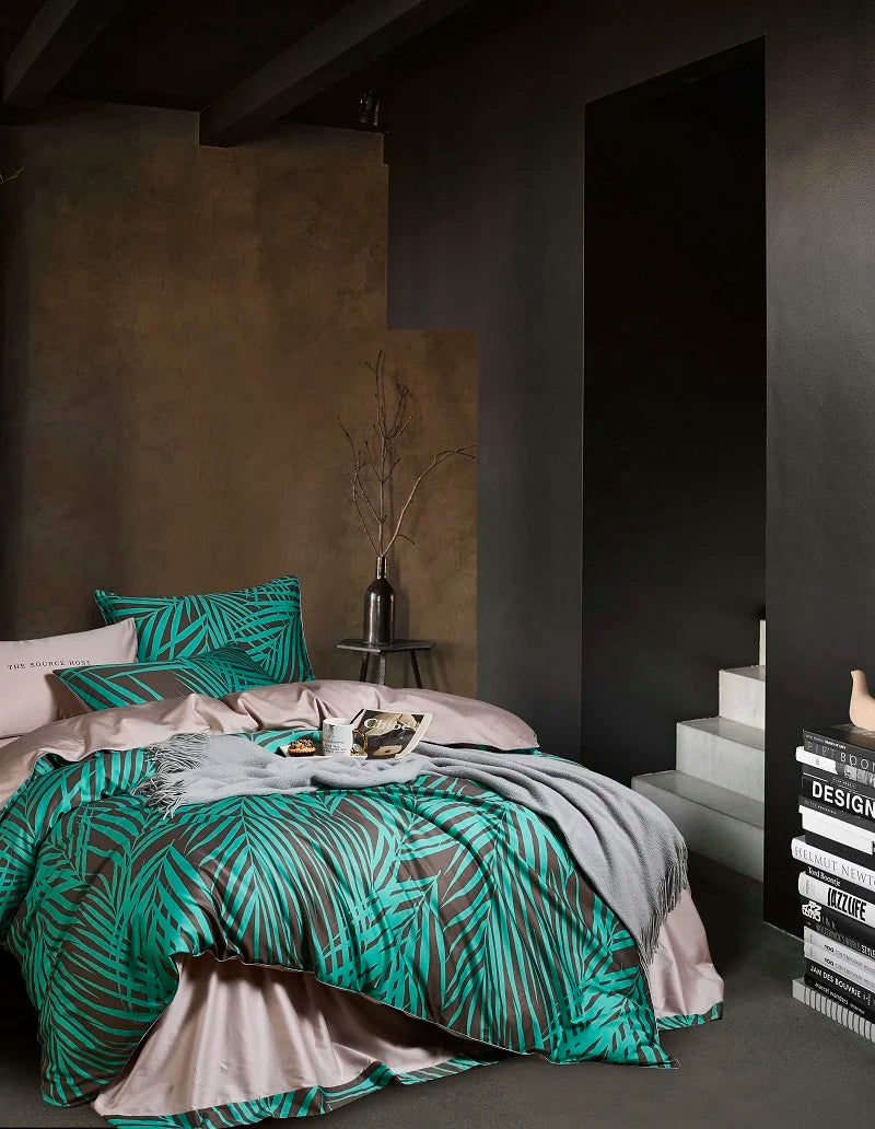 DecorBites™ Luxury Egyptian Cotton Bedding Set with Flamingo Design