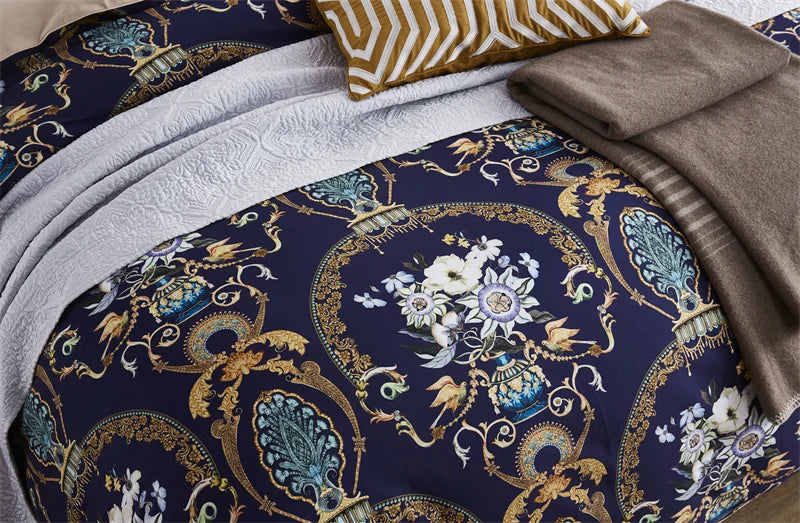 DecorBites™ Luxury Egyptian Cotton Flamingo Bedding Set - 4/6Pcs