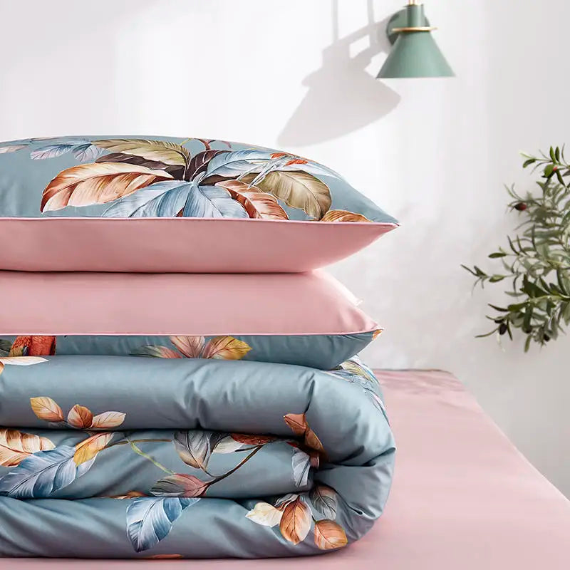 DecorBites™ Luxury Egyptian Cotton Flamingo Bedding Set - 4/6Pcs