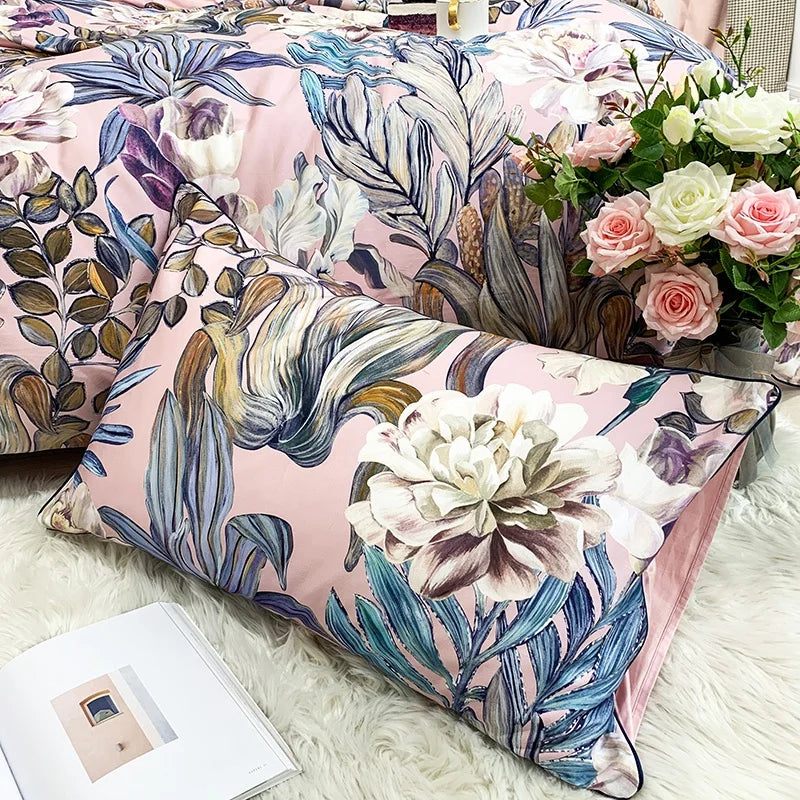 DecorBites™ Luxury Egyptian Cotton Flamingo Bedding Set - 4/6Pcs