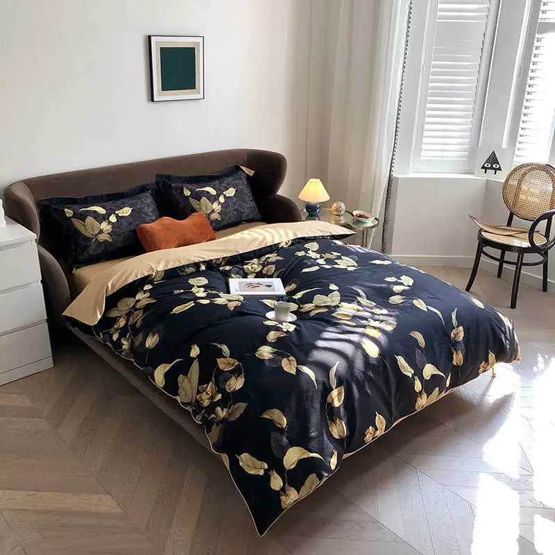 DecorBites™ Luxury Egyptian Cotton Flamingo Bedding Set - 4/6Pcs