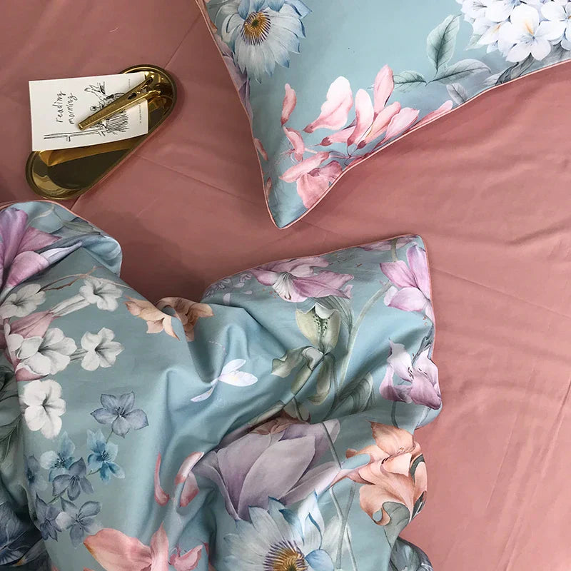 DecorBites™ Luxury Egyptian Cotton Flamingo Bedding Set - 4/6Pcs