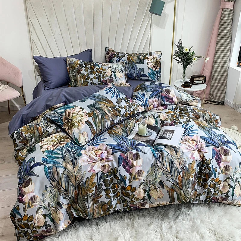 DecorBites™ Luxury Egyptian Cotton Flamingo Bedding Set - 4/6Pcs