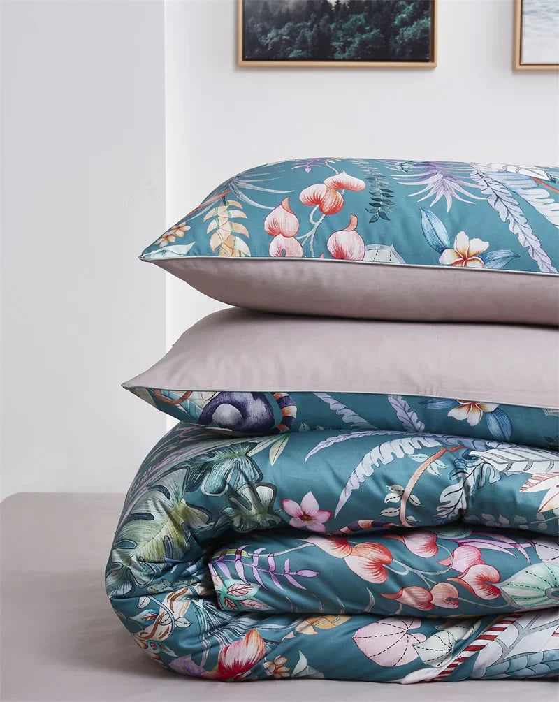 DecorBites™ Luxury Egyptian Cotton Flamingo Bedding Set - 4/6Pcs