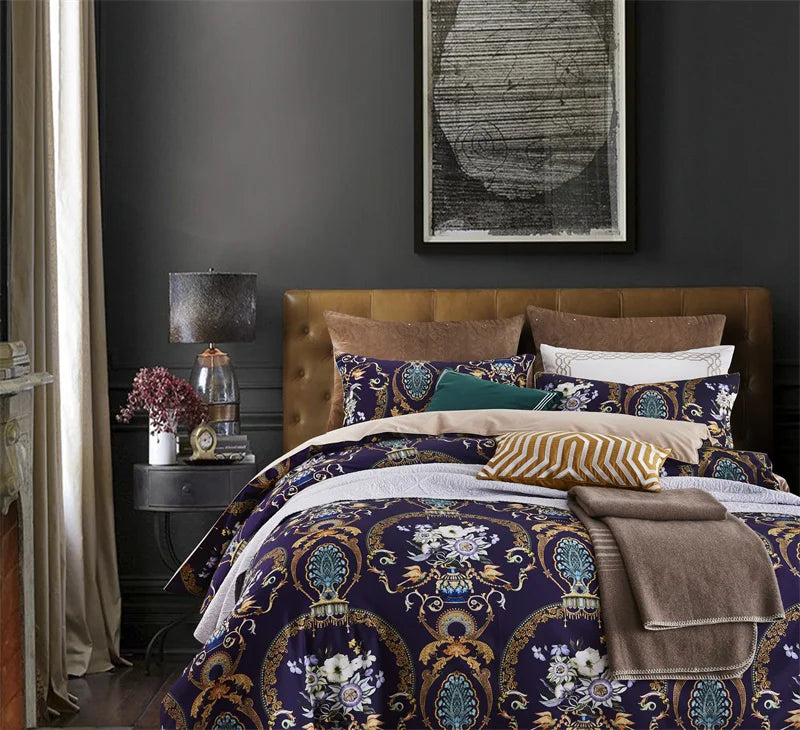 DecorBites™ Luxury Egyptian Cotton Flamingo Bedding Set - 4/6Pcs