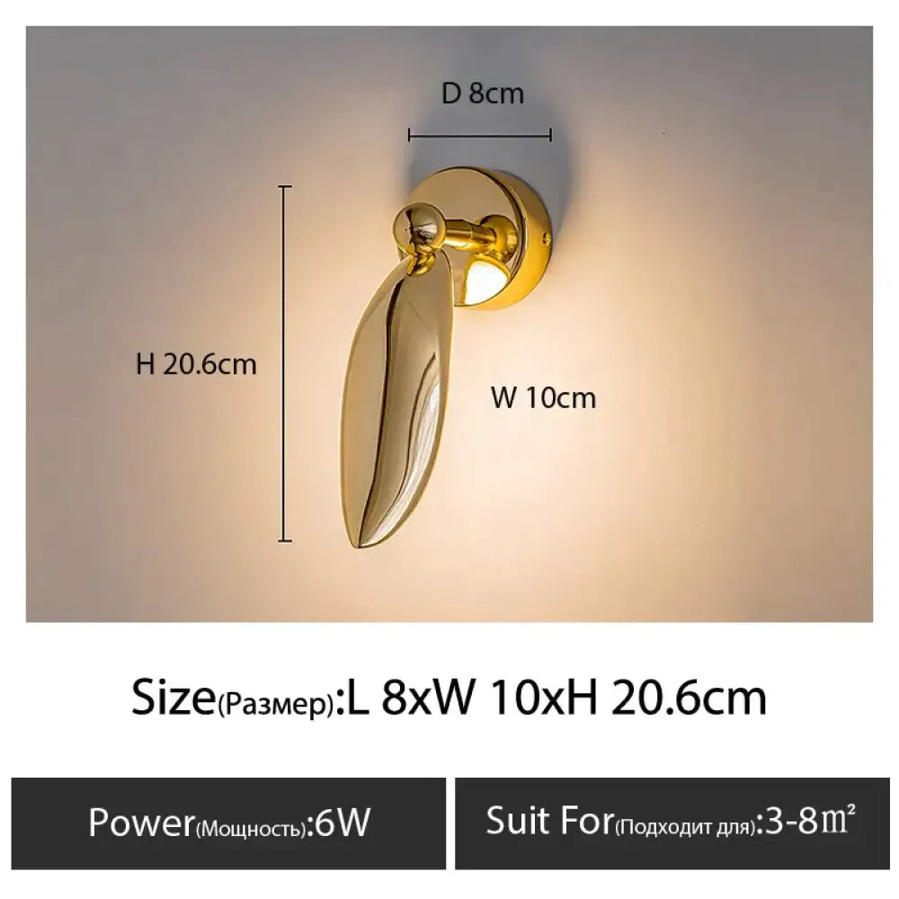 DecorBites™ Luxury minimalist creative seagull wall lamp for Bedroom Living room background wall Light