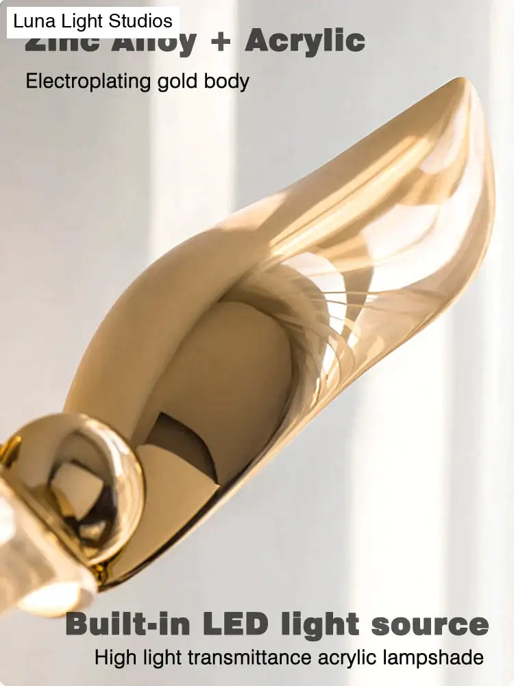 DecorBites™ Luxury minimalist creative seagull wall lamp for Bedroom Living room background wall Light