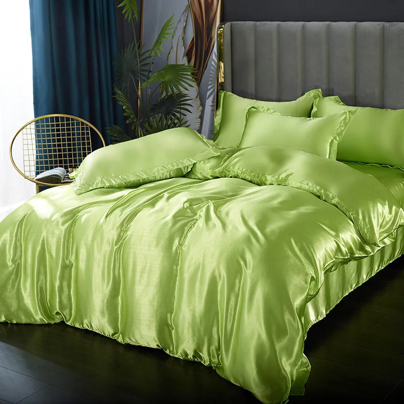 DecorBites™ Luxury Silk Bedding Set - Various Sizes
