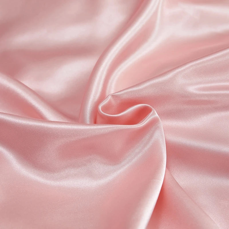 DecorBites™ Luxury Solid Color Bedding Set in Rayon Satin