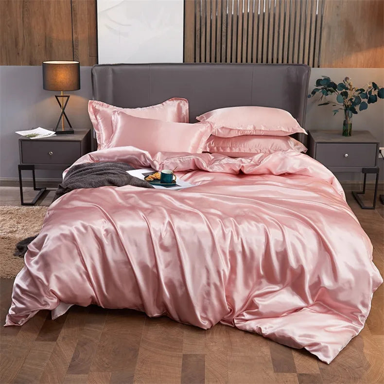 DecorBites™ Luxury Solid Color Bedding Set - Twin/Queen/King