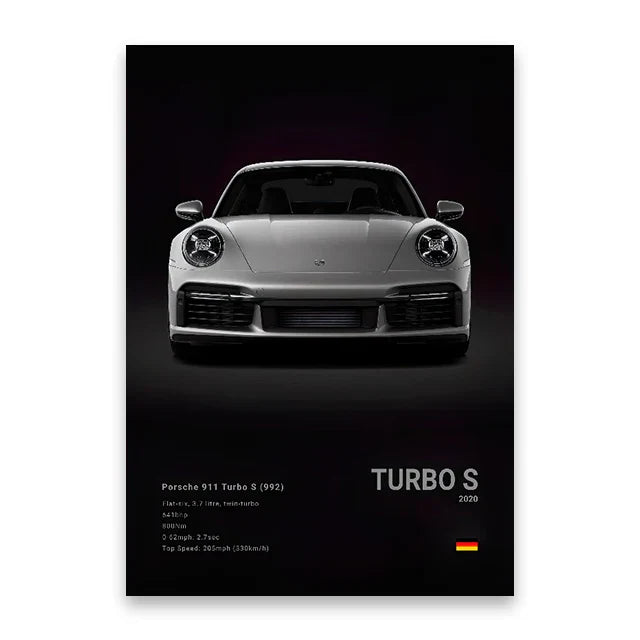 DecorBites™ Luxury Sports Car Canvas Wall Art